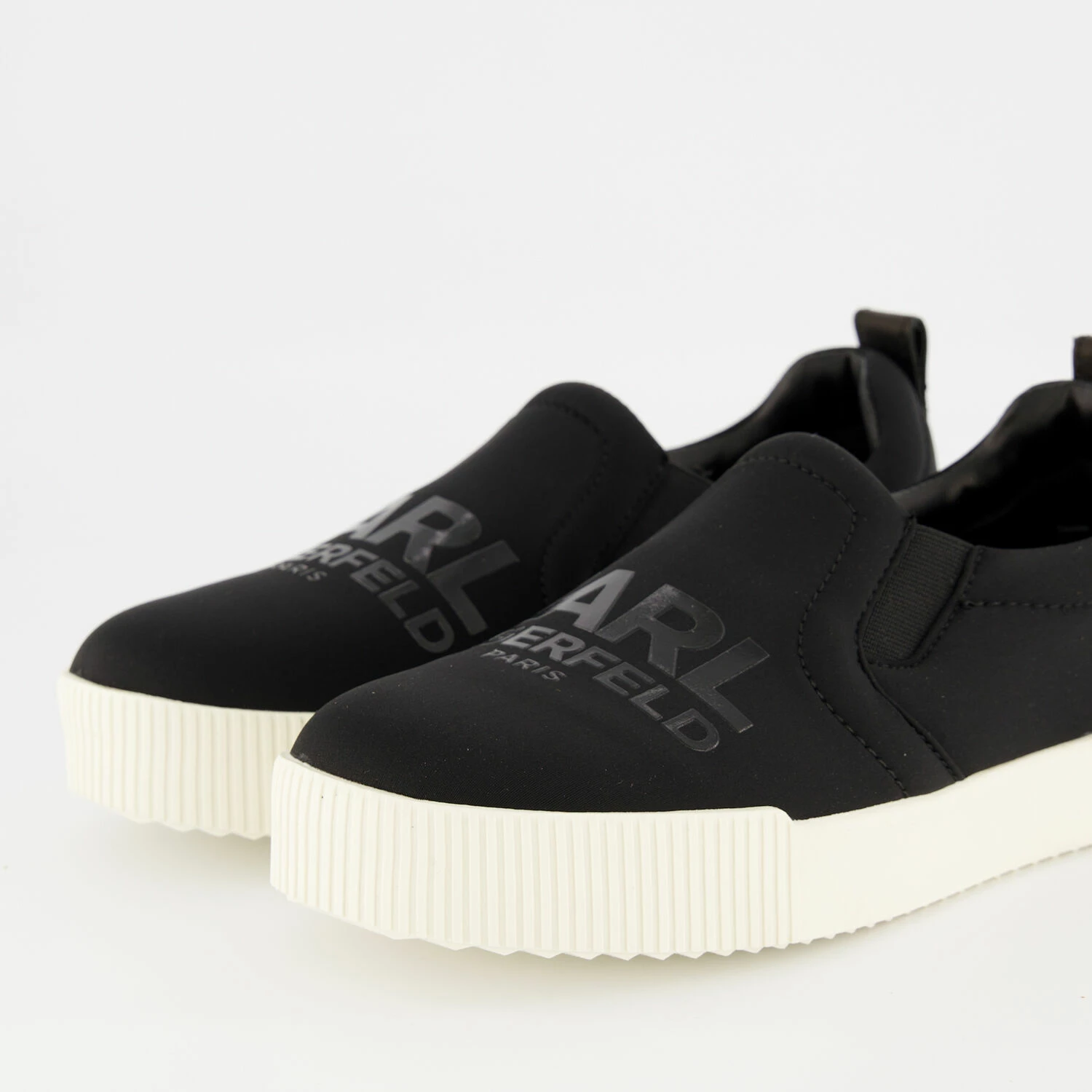 Karl Lagerfeld Black Logo Padded Trainers 5 Karl Lagerfeld Black Logo Padded Trainers - Image 3