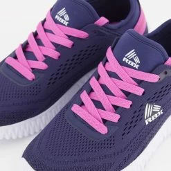 RBX Navy Woven Knit Trainers 7 RBX Navy Woven Knit Trainers -Women Trainers store 25556864 large wl 03