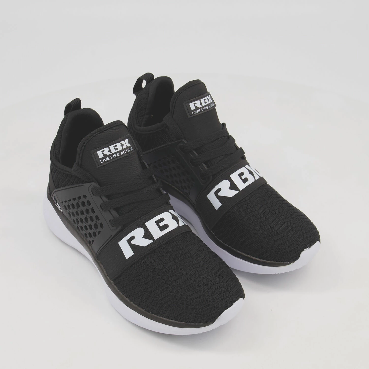 RBX Black Knit Body Trainers 3 RBX Black Knit Body Trainers