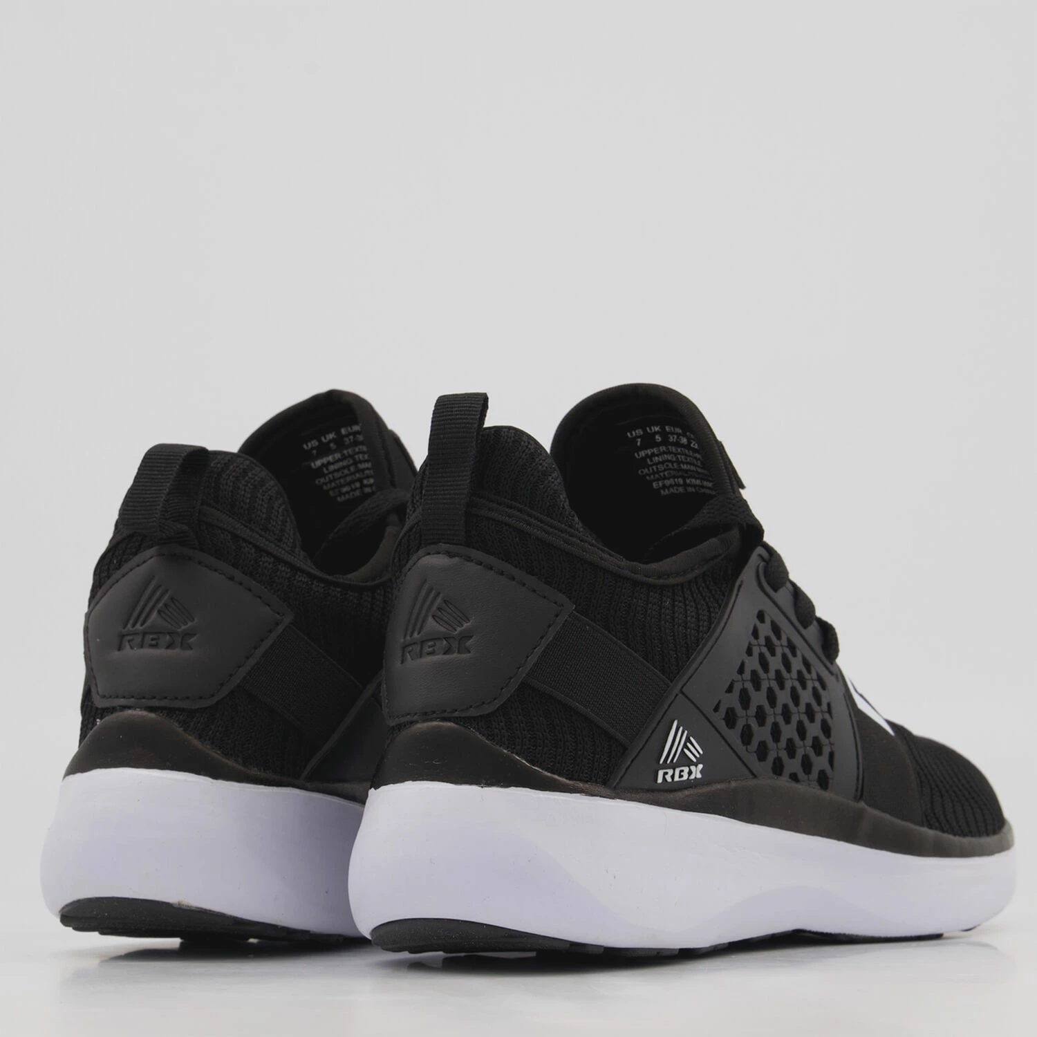 RBX Black Knit Body Trainers 4 RBX Black Knit Body Trainers - Image 2