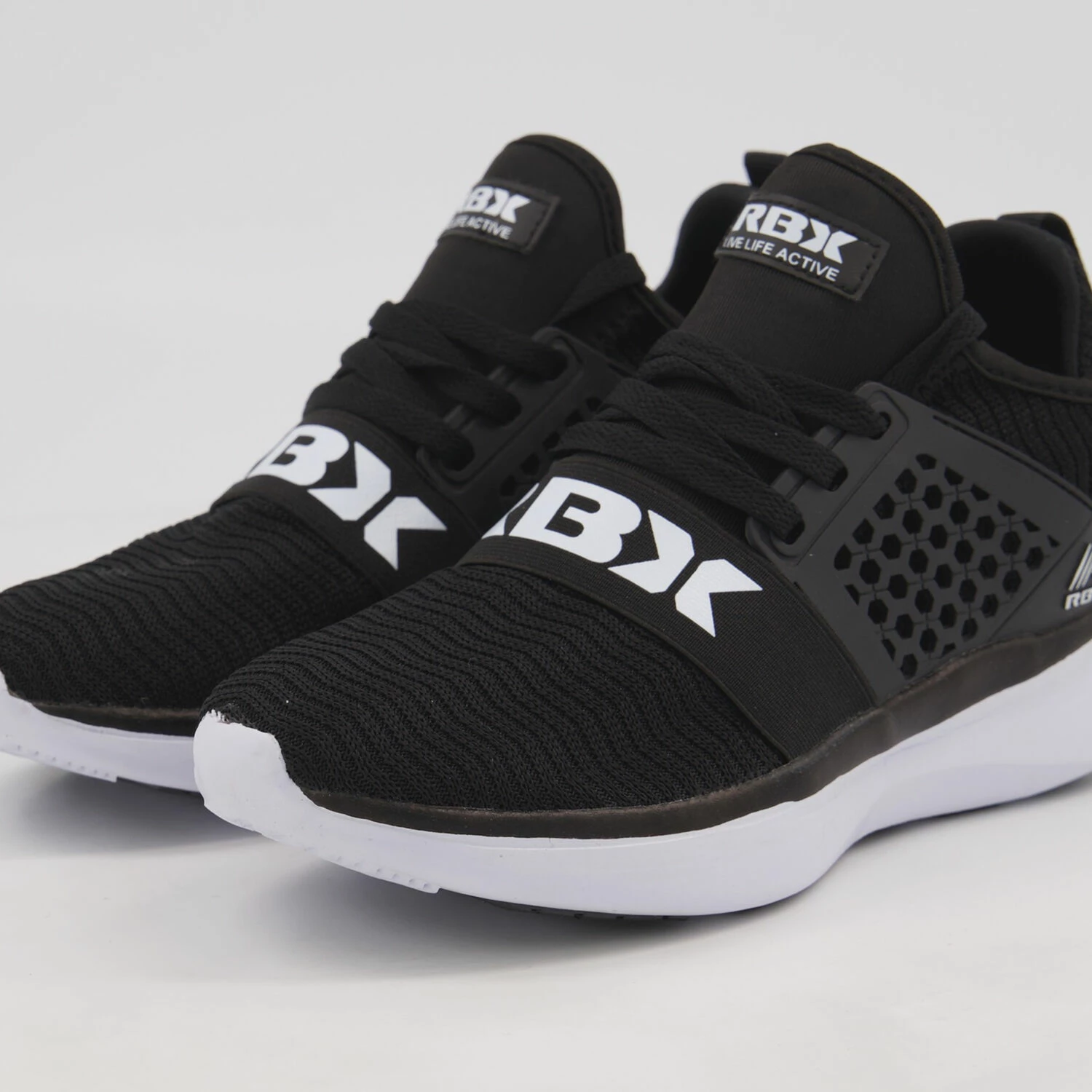 RBX Black Knit Body Trainers 5 RBX Black Knit Body Trainers - Image 3