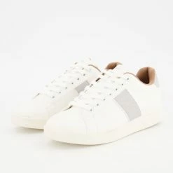 Solea White Mollie Trainers -Women Trainers store 25562847 large wl 03