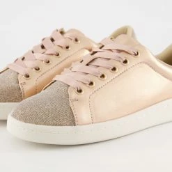 Miss KG Blush Pink Satin Trainers -Women Trainers store 25566526 large wl 03