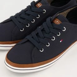 Tommy Hilfiger Navy Canvas Trainers 7 Tommy Hilfiger Navy Canvas Trainers -Women Trainers store 25584509 large wl 03