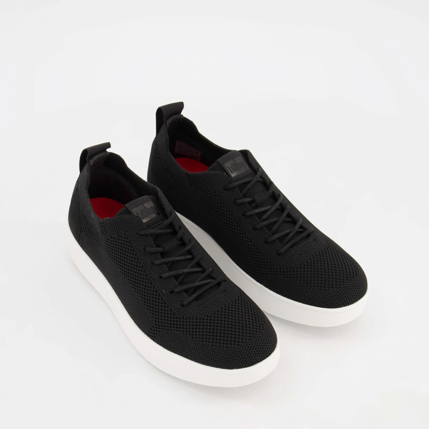 Fitflop Black Rally Tonal Knit Trainers 3 Fitflop Black Rally Tonal Knit Trainers
