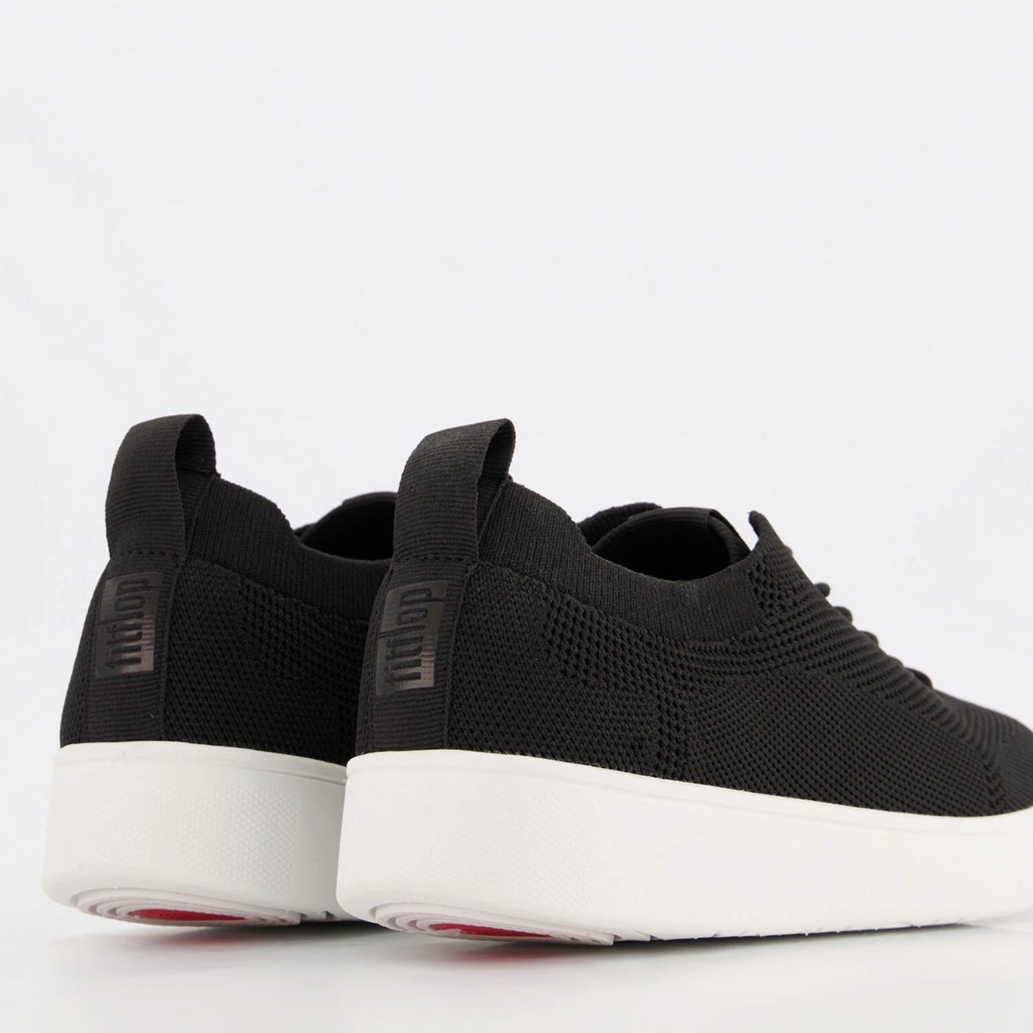 Fitflop Black Rally Tonal Knit Trainers 4 Fitflop Black Rally Tonal Knit Trainers - Image 2