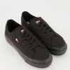 Tommy Hilfiger Black Platform Trainers