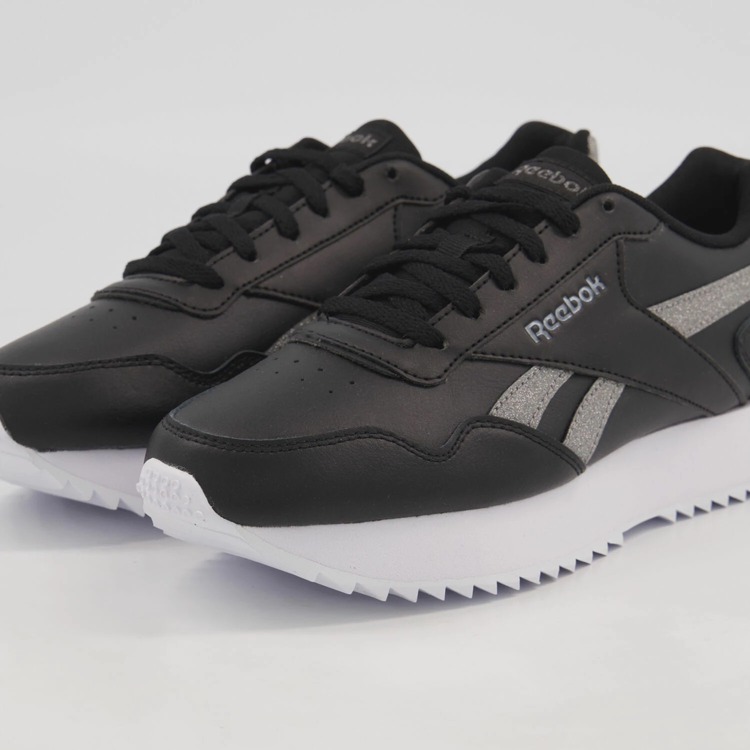 Reebok Black Royal Glide Ripple Trainers 5 Reebok Black Royal Glide Ripple Trainers - Image 3