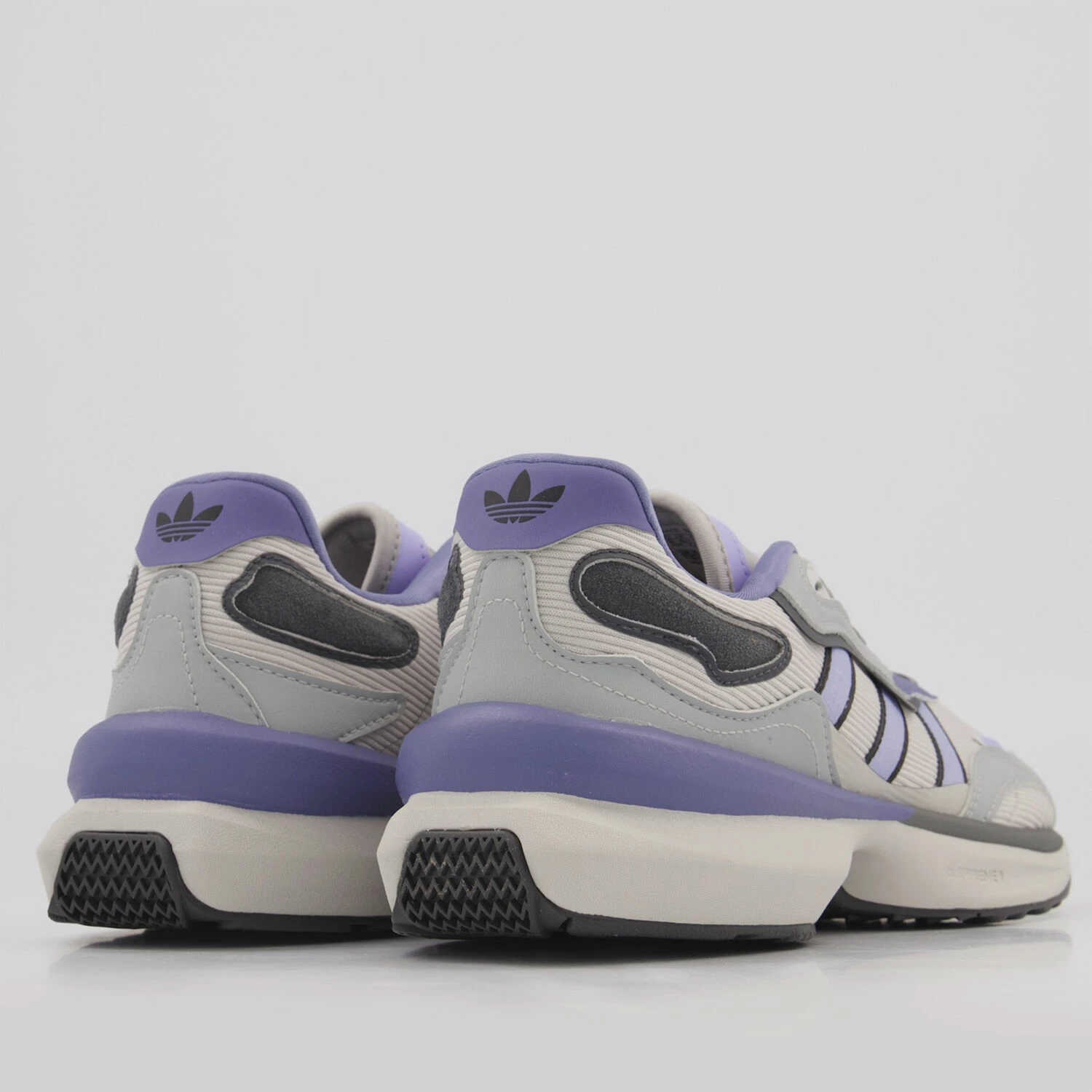 Adidas Grey & Blue Zenetic Trainers 4 Adidas Grey & Blue Zenetic Trainers - Image 2