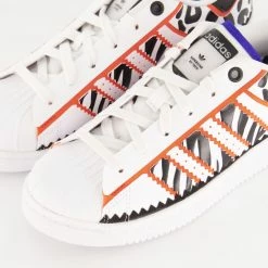 Adidas Back & White Superstar Trainers -Women Trainers store 25618244 large wl 03