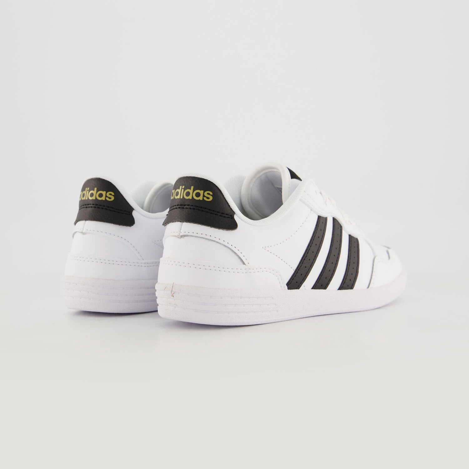 Adidas White VL Hoops 2 Trainers 4 Adidas White VL Hoops 2 Trainers - Image 2