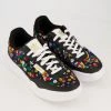 Adidas Black Her Court Floral Trainers