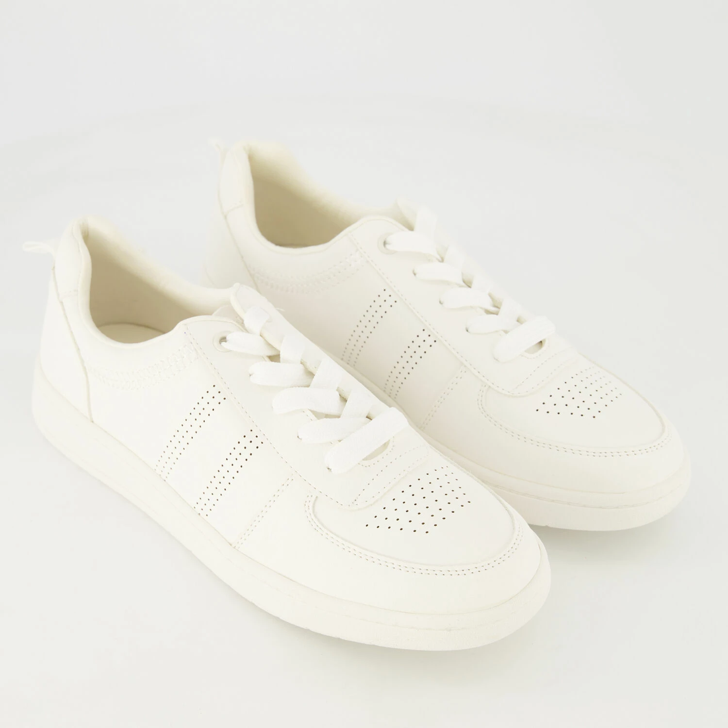 Dorothy Perkins White Perforated Trainers 3 Dorothy Perkins White Perforated Trainers