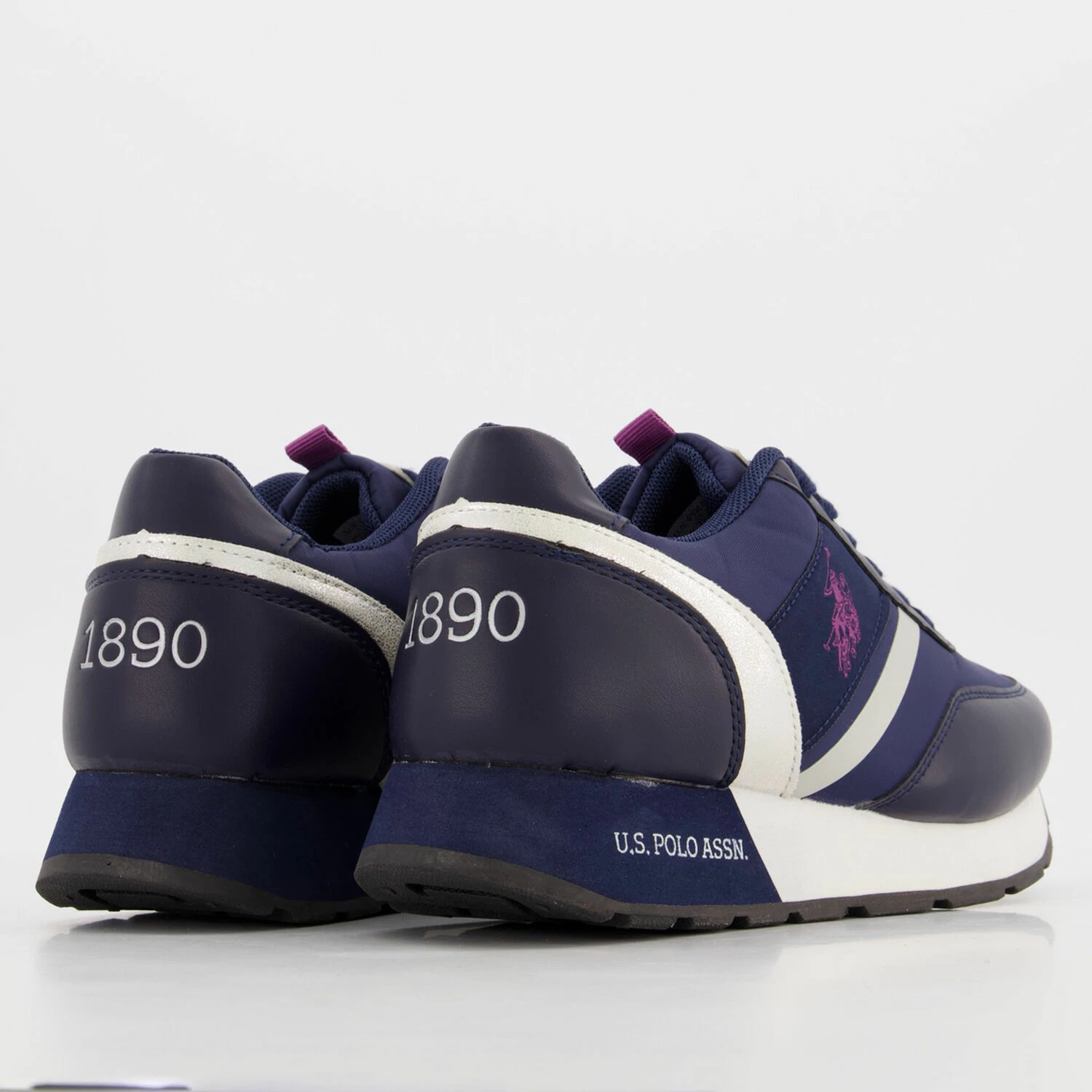 US Polo Assn Blue Branded Trainers 4 US Polo Assn Blue Branded Trainers - Image 2