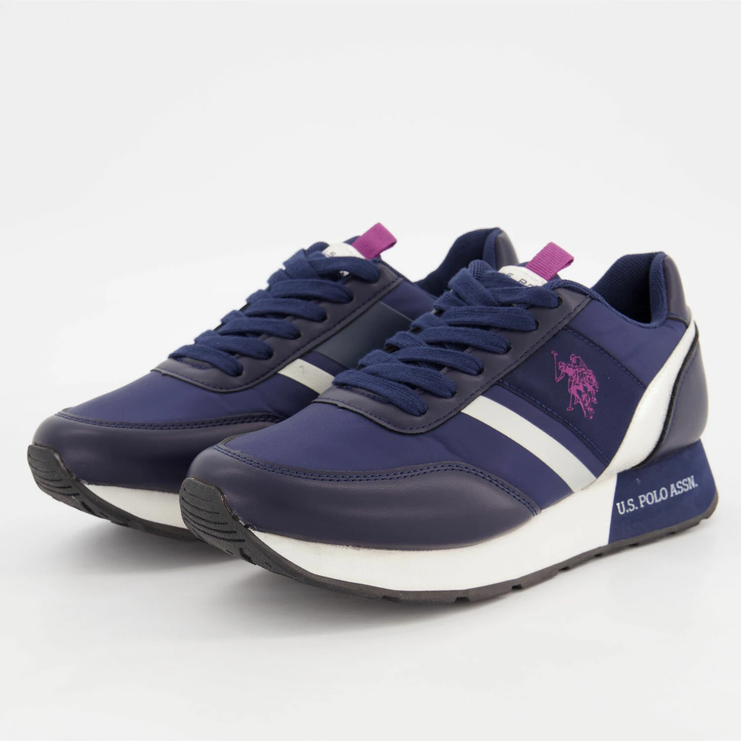 US Polo Assn Blue Branded Trainers 5 US Polo Assn Blue Branded Trainers - Image 3