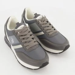 US Polo Assn Grey Branded Trainers
