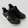 DKNY Black Aki Lace Up Trainers