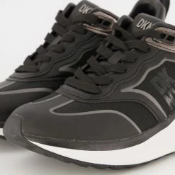 DKNY Black Platform Trainers -Women Trainers store 25658154 large wl 03