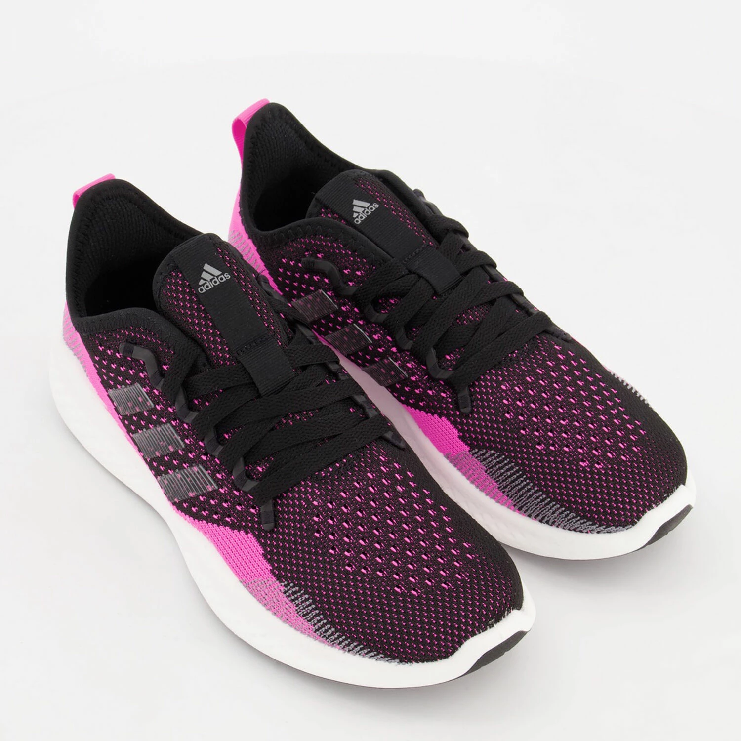 Adidas Pink & Black Fluidflow 2 Trainers 3 Adidas Pink & Black Fluidflow 2 Trainers