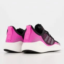 Adidas Pink & Black Fluidflow 2 Trainers 6 Adidas Pink & Black Fluidflow 2 Trainers -Women Trainers store 25665251 large wl 02