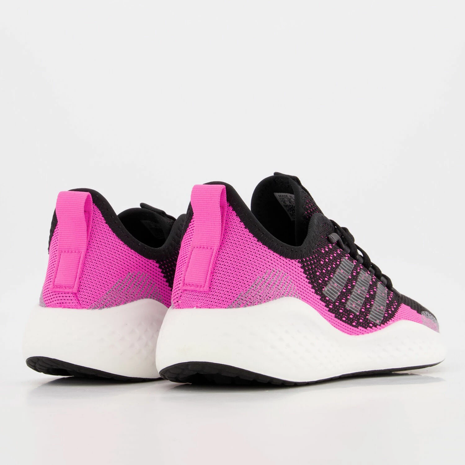 Adidas Pink & Black Fluidflow 2 Trainers 4 Adidas Pink & Black Fluidflow 2 Trainers - Image 2