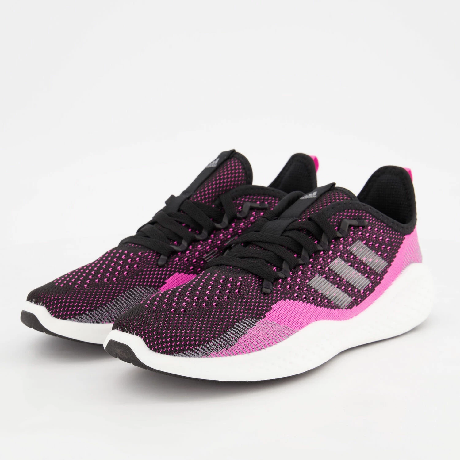 Adidas Pink & Black Fluidflow 2 Trainers 5 Adidas Pink & Black Fluidflow 2 Trainers - Image 3