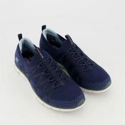 Skechers Navy Chic Newness Trainers
