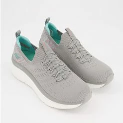 Skechers Grey D'Lux Walker Trainers