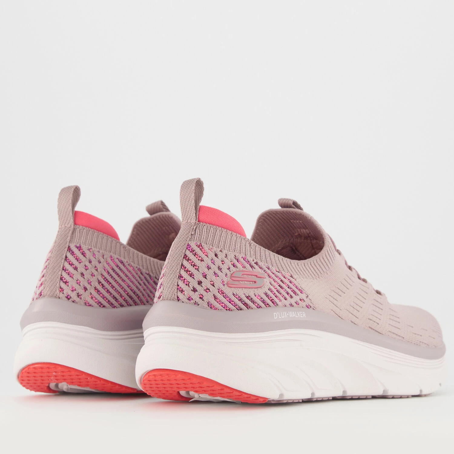 Skechers Mauve D'Lux Walker Trainers 4 Skechers Mauve D'Lux Walker Trainers - Image 2