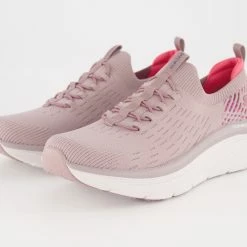 Skechers Mauve D'Lux Walker Trainers 7 Skechers Mauve D'Lux Walker Trainers -Women Trainers store 25690477 large wl 03