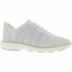 Geox Grey Knit Trainers