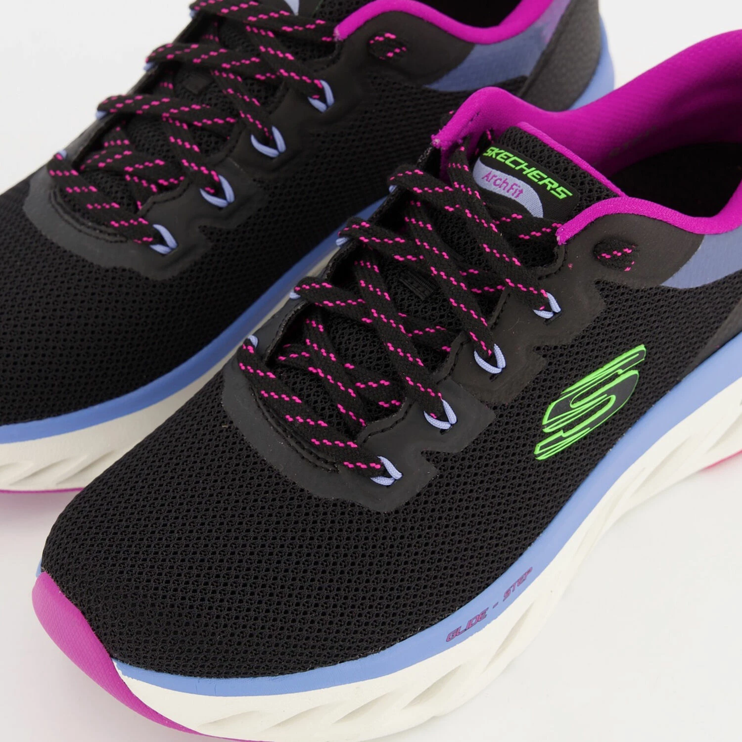 Skechers Black Arch Fit Glide Step Highlighter Trainers 5 Skechers Black Arch Fit Glide Step Highlighter Trainers - Image 3