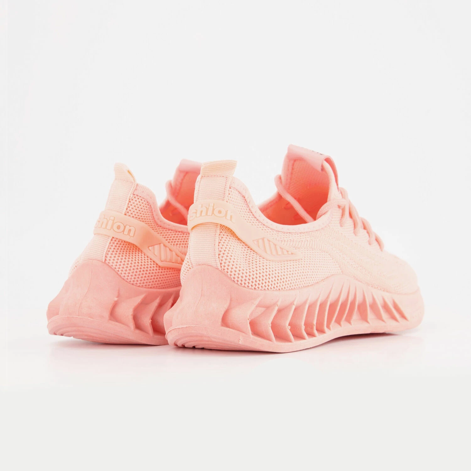 No Doubt Pink Knitted Trainers 4 No Doubt Pink Knitted Trainers - Image 2