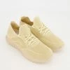 Chic Cream Knitted Trainers