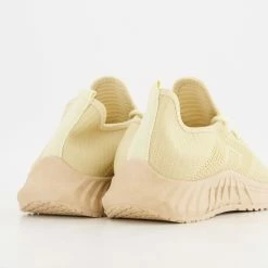 Chic Cream Knitted Trainers -Women Trainers store 25727823 large wl 02