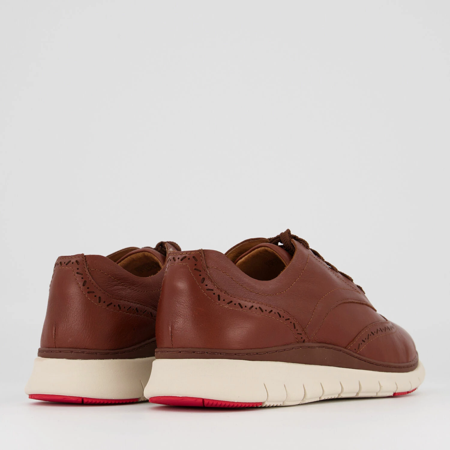 Vionic Brown Leather Fresh Keaton Trainers 4 Vionic Brown Leather Fresh Keaton Trainers - Image 2
