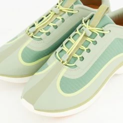 Vionic Green Adjustable Lace Trainers -Women Trainers store 25731619 large wl 03