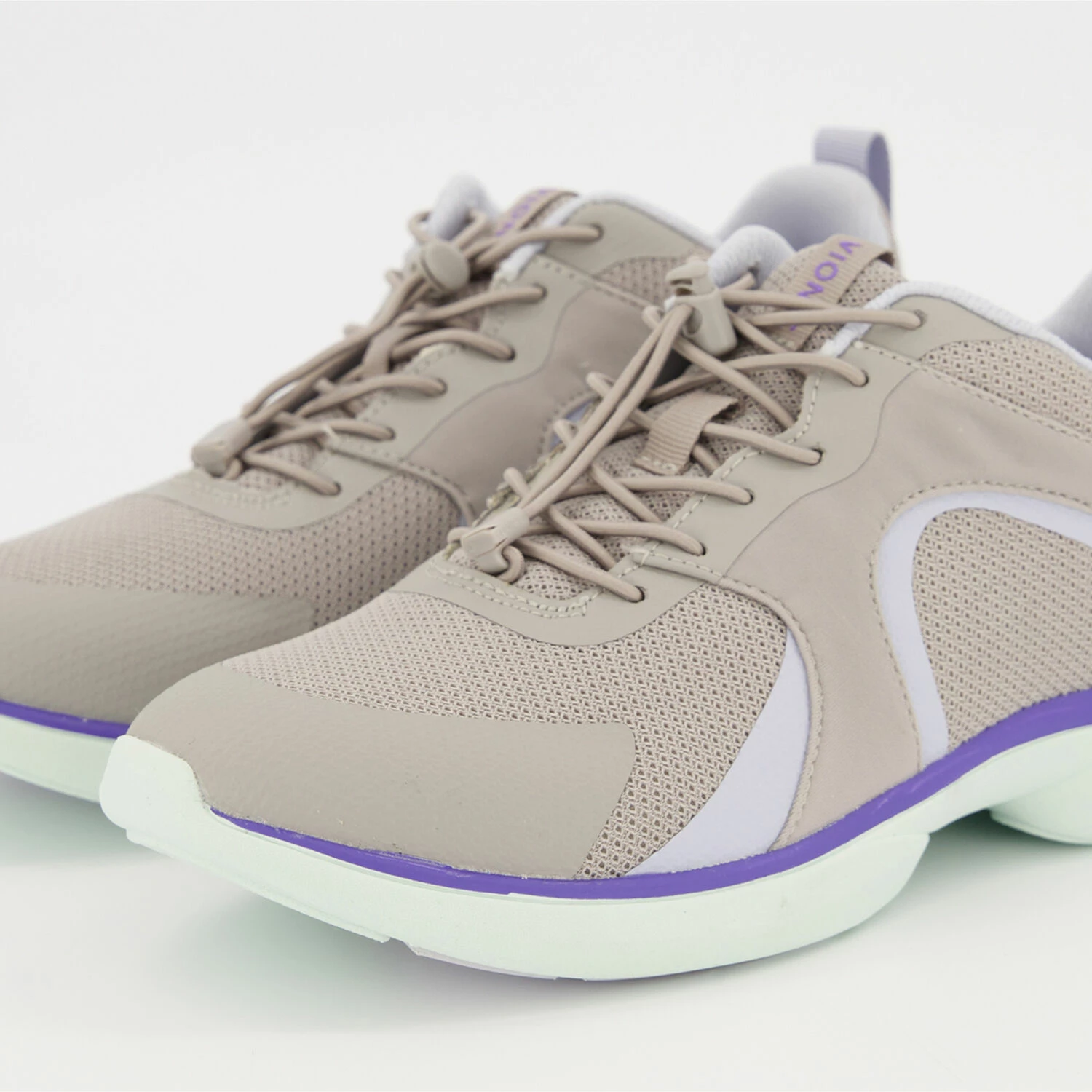 Vionic Grey & Purple Classic Trainers 5 Vionic Grey & Purple Classic Trainers - Image 3