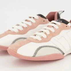 Voile Blanche Pink Leather Streamline Trainers -Women Trainers store 25746817 large wl 03