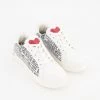 Love Moschino White Logo Patterned Trainers -Women Trainers store 25805630 large wl 01