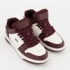 DKNY Burgundy & White Branded Trainers