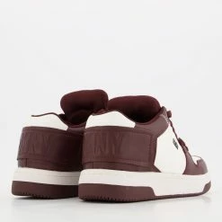 DKNY Burgundy & White Branded Trainers -Women Trainers store 25805775 large wl 02