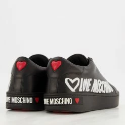 Love Moschino Black Heart Detail Trainers -Women Trainers store 25822172 large wl 02