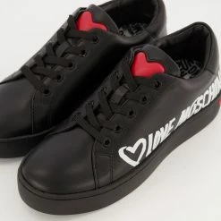 Love Moschino Black Heart Detail Trainers -Women Trainers store 25822172 large wl 03