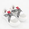 Love Moschino White Cross Logo Trainers -Women Trainers store 25822296 large wl 01