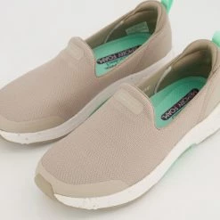 Skechers Taupe Fun Trail Trainers -Women Trainers store 25863588 large wl 03