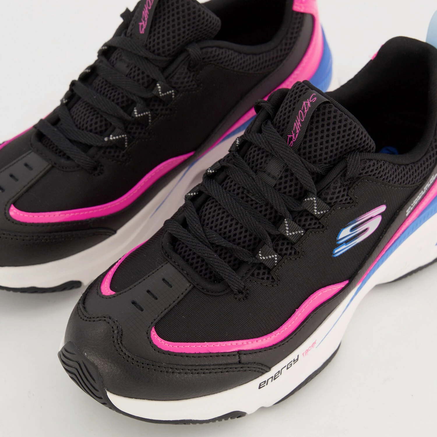 Skechers Black Energy Racer Trainers 5 Skechers Black Energy Racer Trainers - Image 3