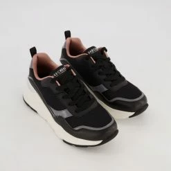 Skechers Black & Grey Rovina Trainers