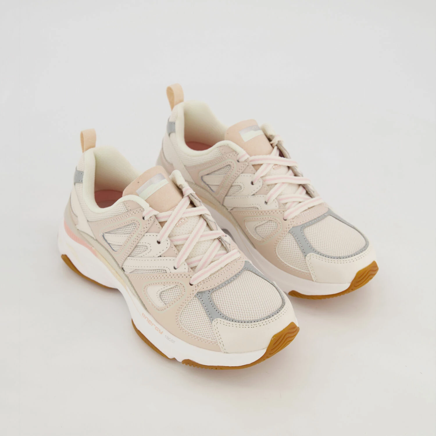 Skechers Black & Pink Energy Racer Trainers 3 Skechers Black & Pink Energy Racer Trainers