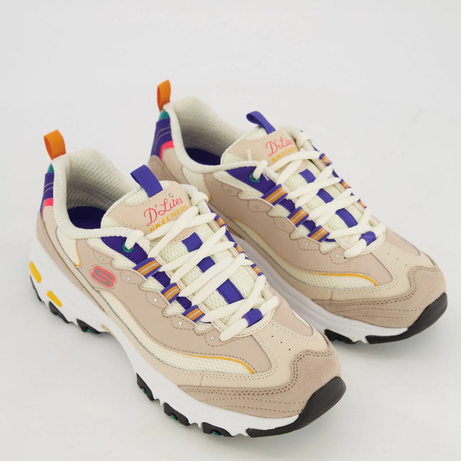 Skechers Cream Leather Classic Trainers 3 Skechers Cream Leather Classic Trainers